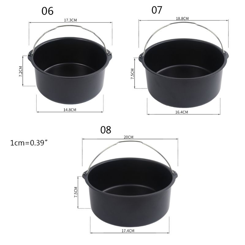 Khuôn Nướng Bánh Hình Tròn Không Dính 6 / 7 / 8 ''
