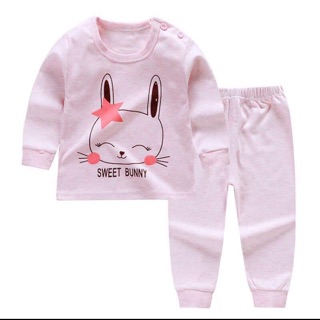 Combo 3 bộ cotton bé trai bé gái