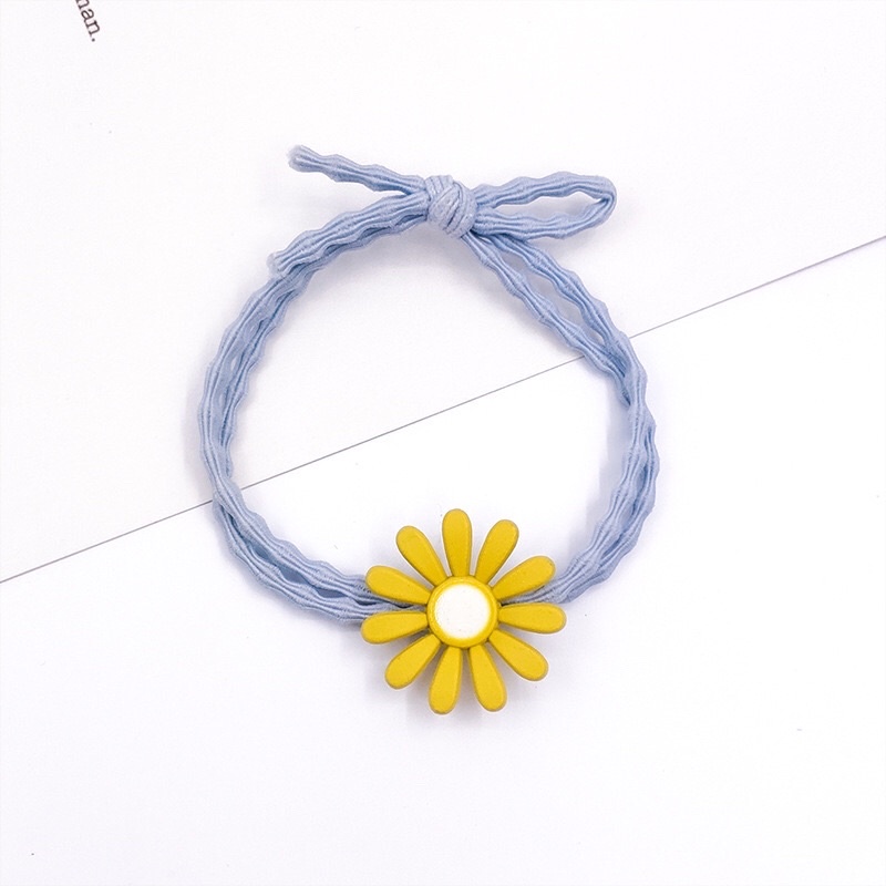 🌺🌺 Dây Cột Tóc Hoa Cúc nhiều màu - dây thun buộc tóc nữ Hàn Quốc đẹp xinh xắn
