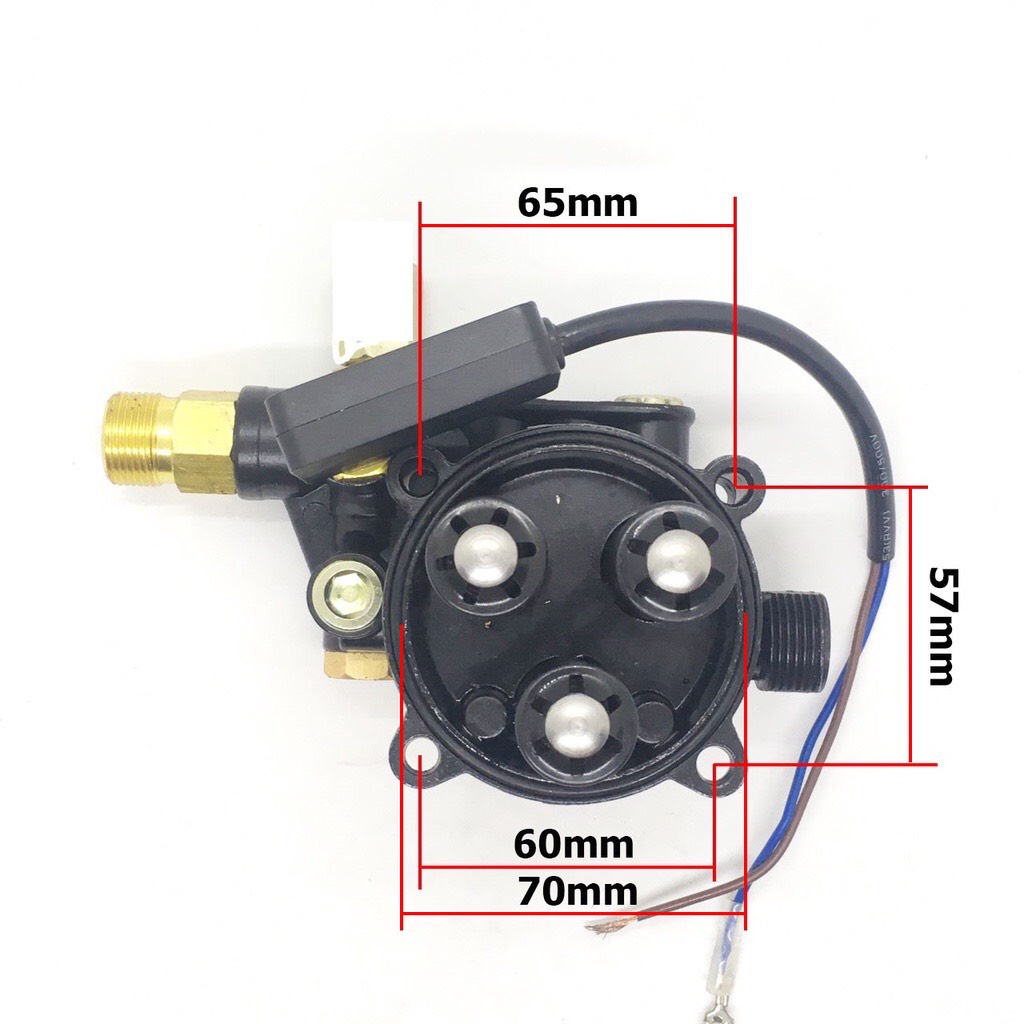 Bộ đầu bơm máy rửa xe mini có chỉnh áp LC02B