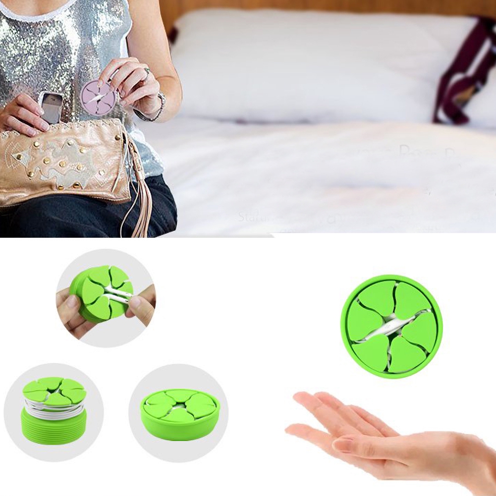 Cuộn silicone quấn dây cáp/tai nghe tiện dụng