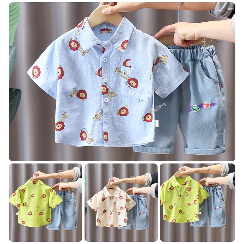 BL12 Size130-170 (25-45kg) Set bộ bé trai size đại (Áo thun ngắn tay + quần thun đùi) Thời trang trẻ Em hàng quảng châu