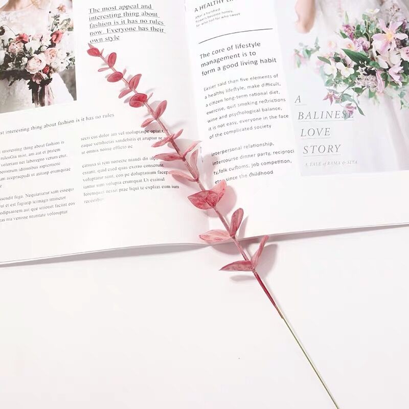 Chậu Cây Bạch Đàn Giả Phong Cách Bắc Âu Cổ Điển Dùng Để Trang Trí Phòng Khách