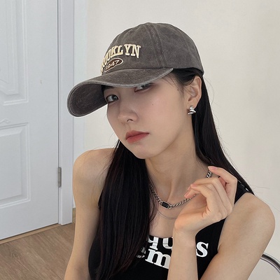 Mũ Lưỡi Trai Unisex Thêu Chữ Phong Cách Bóng Chày Cổ Điển