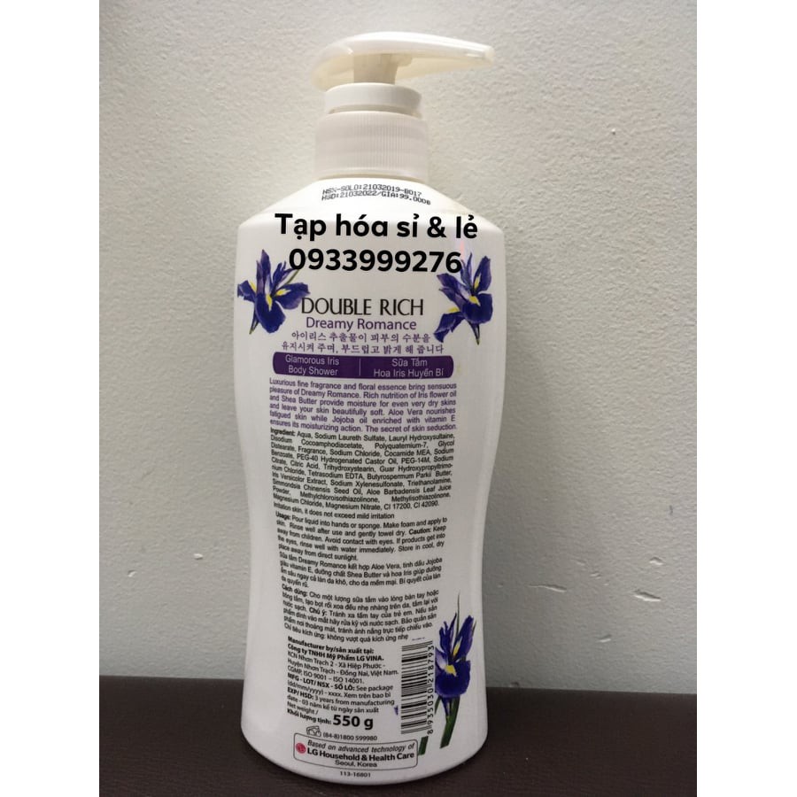 Sữa tắm Double Rich gồm 3 màu đỏ, hồng, tím 550g/800g | BigBuy360 - bigbuy360.vn