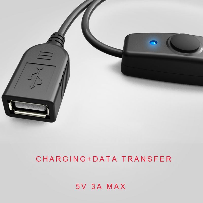 Dây Cáp USB Mở Rộng Chuyển Đổi Với Công Tắc Bật Tắt Hỗ Trợ Nguồn Và Dữ Liệu