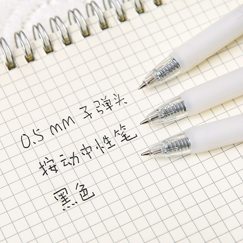 Bút bi gel mực đen ngòi 0.5mm