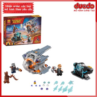 Lắp ráp Lepin 07105 - Vũ khí tối thượng của Thor 250 chi tiết
