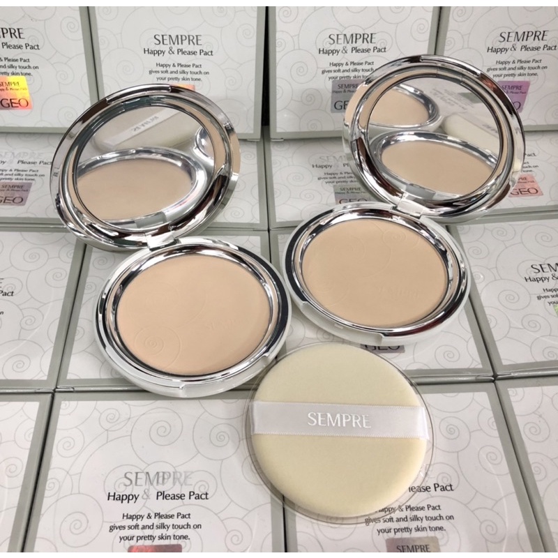Phấn phủ nén GEO SEMPRE Happy & Please Pact