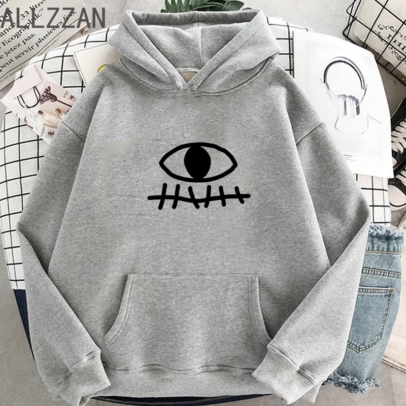 Áo Hoodie In Hình Mieruko-chan Phong Cách Hàn Quốc Dành Cho Nữ