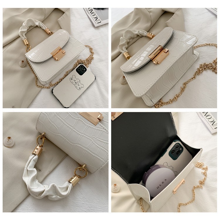 TÚI MINI NỮ, TÚI XÁCH ĐEO CHÉO THỜI TRANG DA PU VÂN RẮN TT 90 | BigBuy360 - bigbuy360.vn