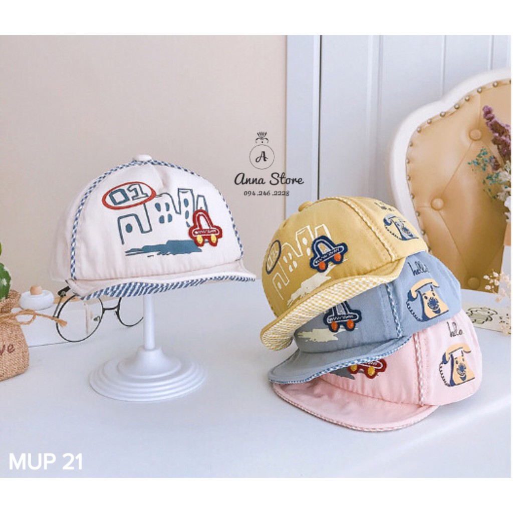 MUP 21 : Mũ lưỡi trai cho bé 6-18m