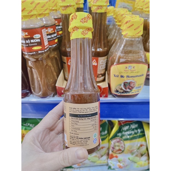 NƯỚC XỐT SALAD CHANH LEO/MÈ RANG VIETCHEF 250G