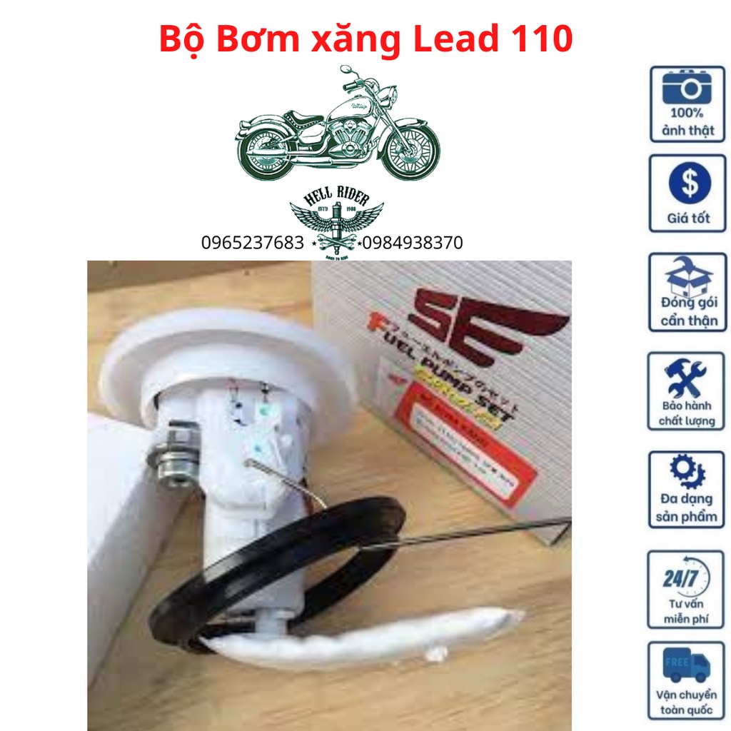 Bộ bơm xăng xe máy Lead thương hiệu SE chính hãng.