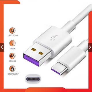 Cáp sạc nhanh typec 5a cho điện thoại android huawei xiaomi oppo