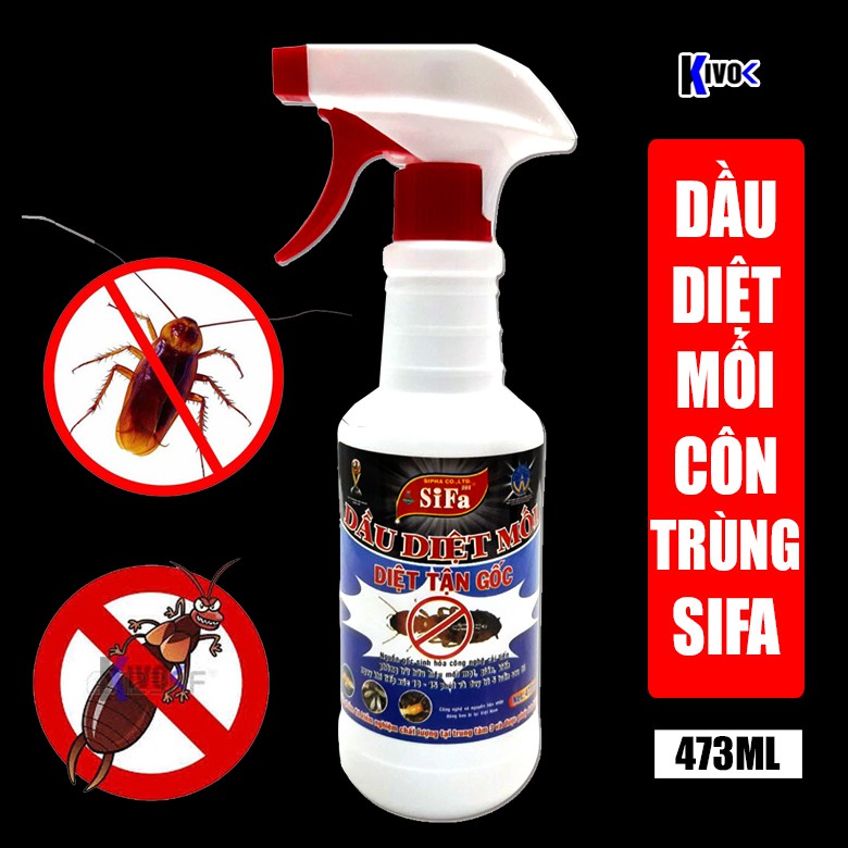 Thuốc Diệt Mối Tận Gốc Dạng Chai Xịt SiFa 473ml - Thuốc Diệt Côn Trùng, Kiến, Gián, Trừ Mối