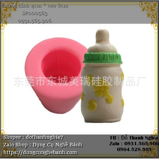 Khuôn silicon bình bú
