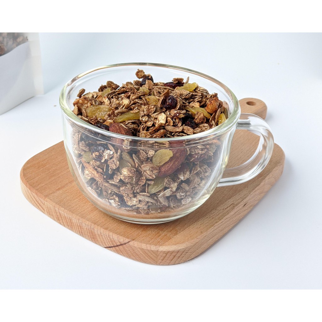 Granola Ăn Kiêng - Ngũ cốc Ăn Kiêng Không Đường Nhiều Hạt 500g - Vị Chocolate