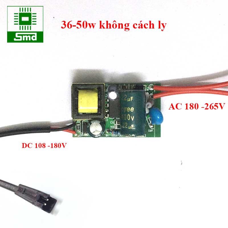 Module Led driver không cách ly 36-50W 220V (AC-DC)