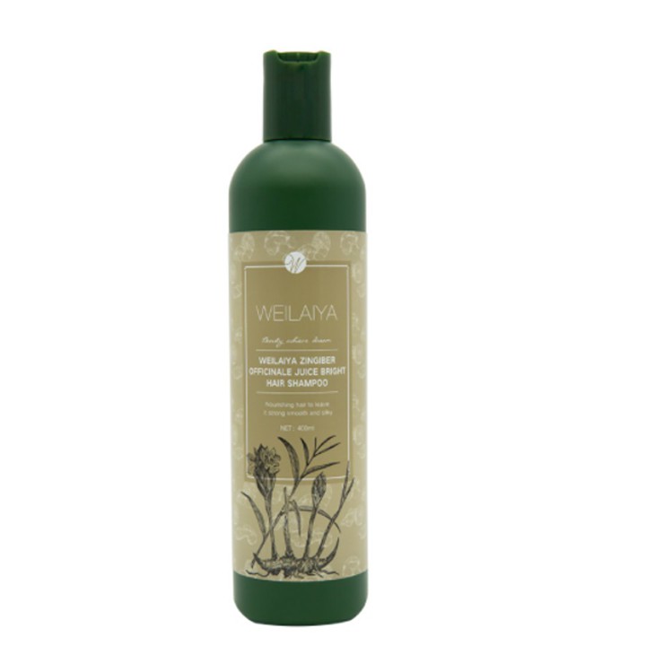 Dầu Gội Weilaiya Chiết Xuất Tinh Chất Gừng Kết Hợp Hà Thủ Ô Cao Cấp 400ml Giúp Tóc Săn, Chắc, Khỏe, Mượt