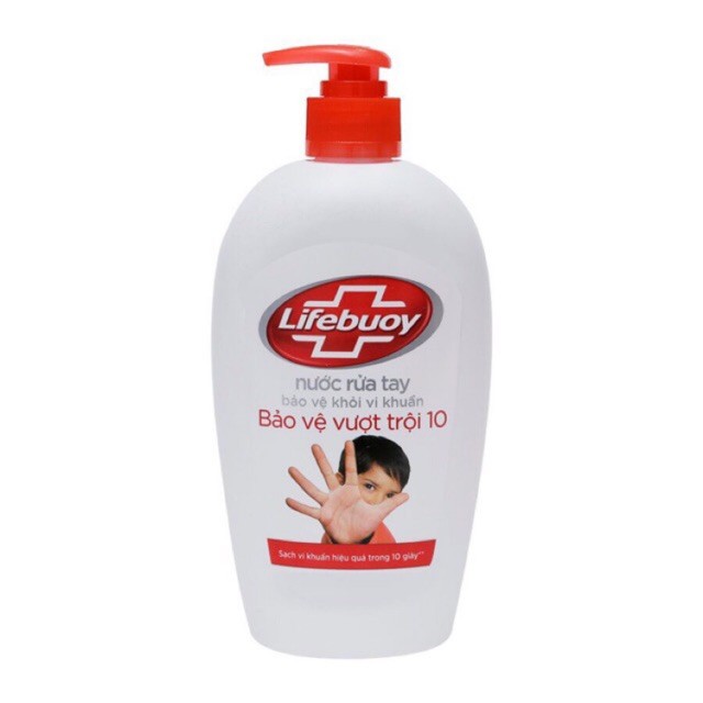 Nước rửa tay Lifebuoy 180g bảo vệ vượt trội