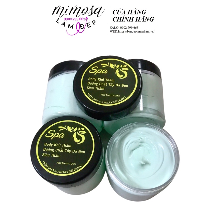 Kem khử thâm body dùng trong spa 250gr