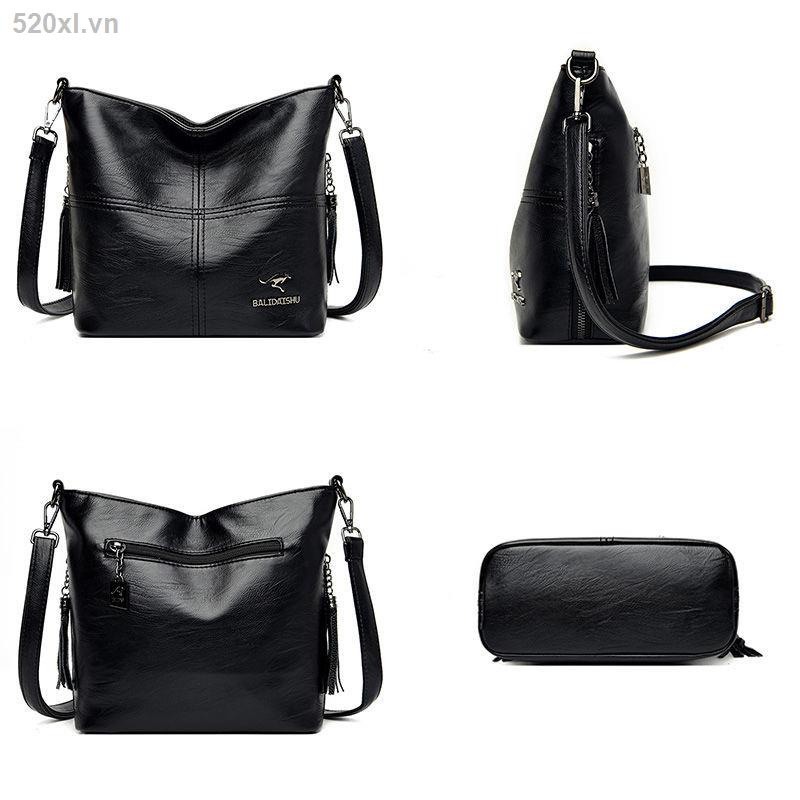 Túi Xách Đeo Vai Barbara kangaroo 2021 Bằng Da Thật Sức Chứa Lớn Thời Trang Cho Nữ
