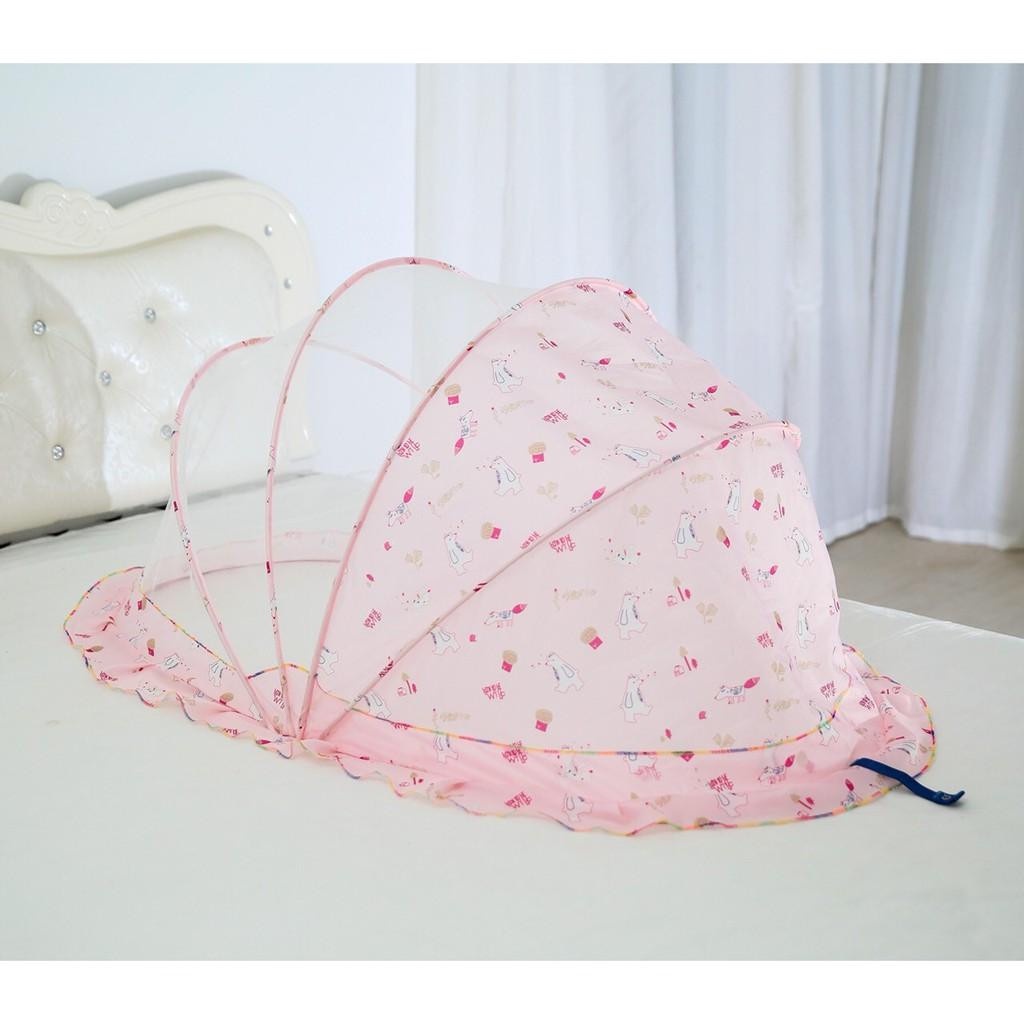 Màn chụp gấp gọn, chống muỗi cho bé sơ sinh