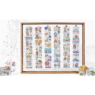 Sticker miếng dán phong cách cổ tích