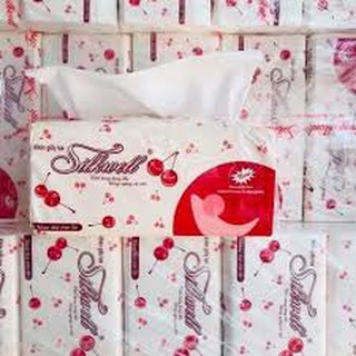 Giấy ăn rút Silkwell đỏ 280 tờ (Hàng Đẹp )