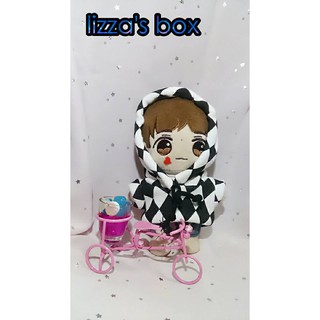 Hoodie ca rô doll 20 cm