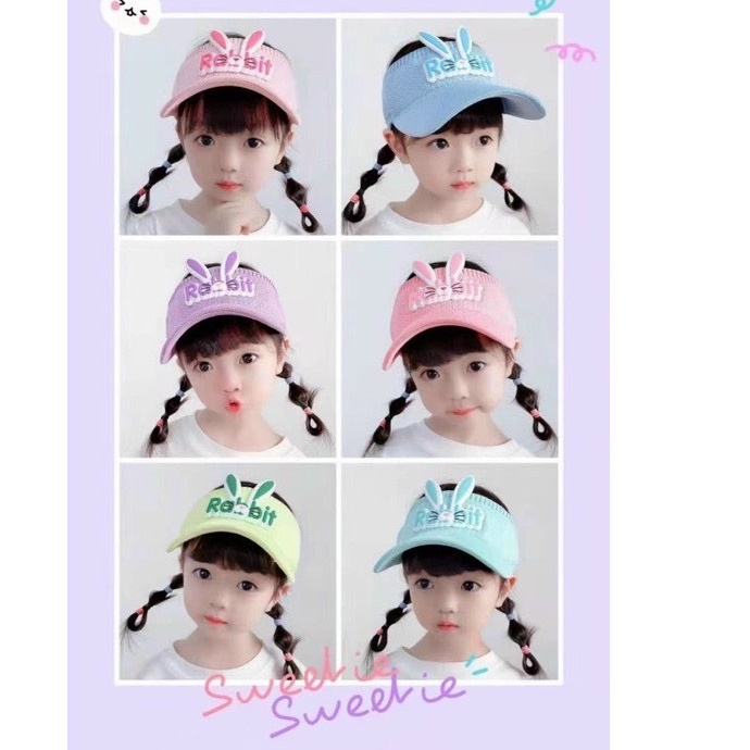 Mũ hở đầu cho bé Rabbit hottrend 2021 phong cách CuTe