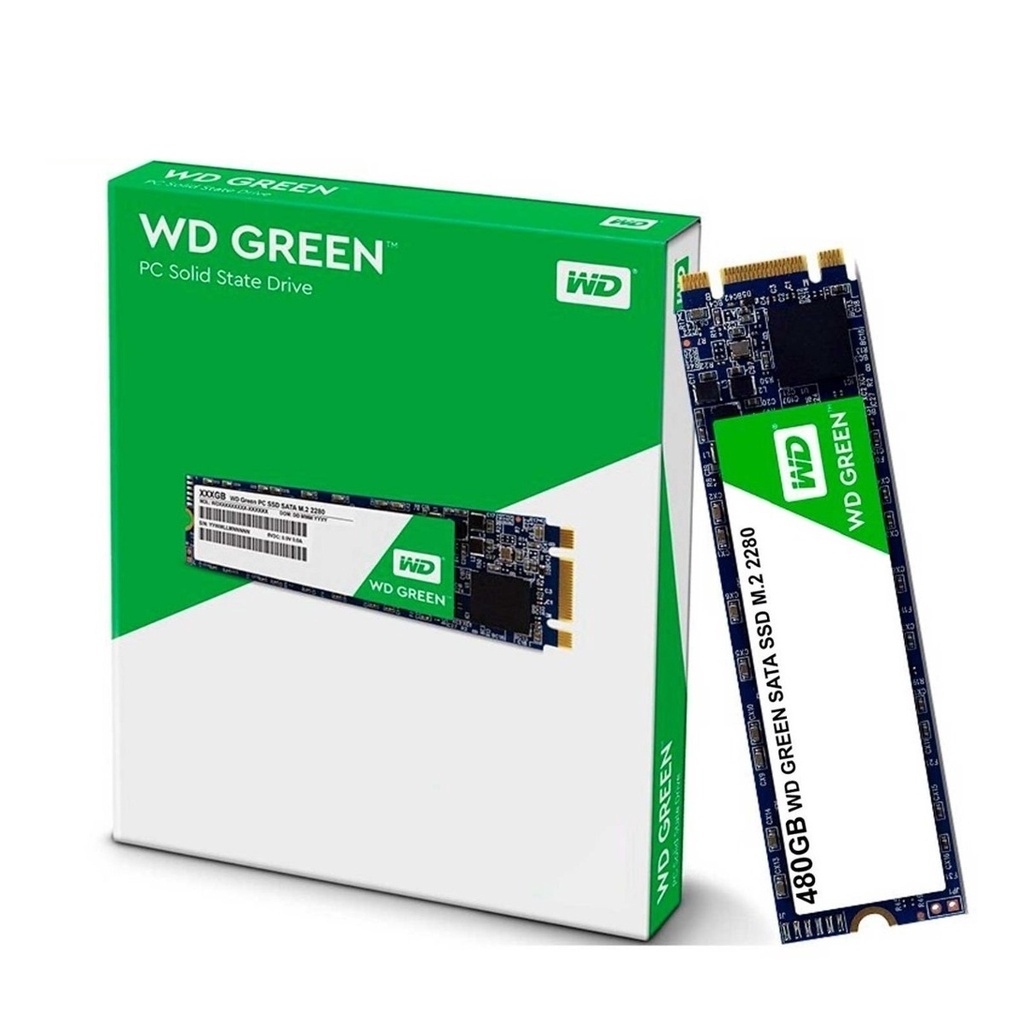 Ổ cứng SSD WD Green 480GB / M.2-2280 / SATA III  -Hàng Chính Hãng