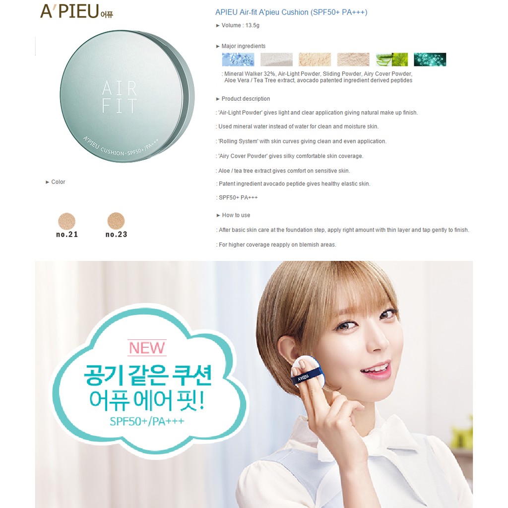 Phấn nước Ap'ieu Air Fit CUSHION