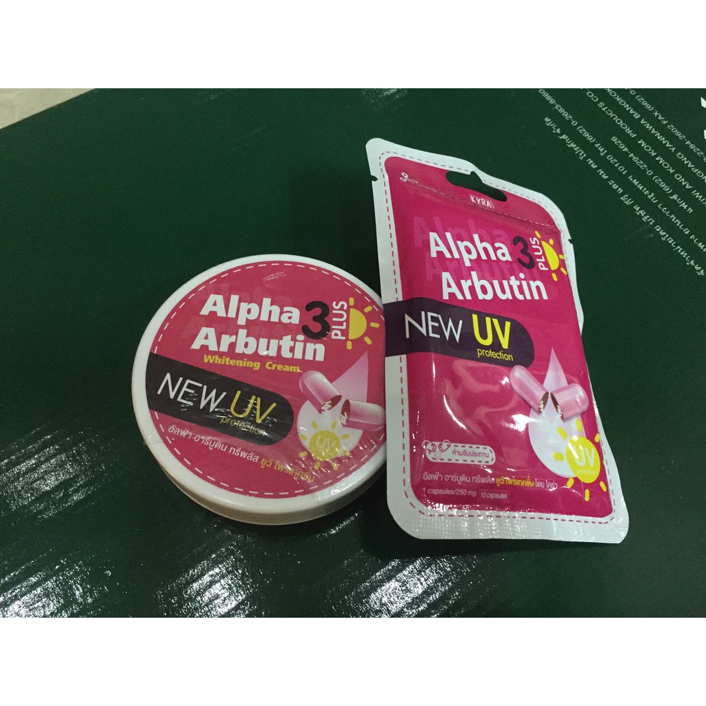 COMBO kem dưỡng thể alpha arbutin 3 plus mẫu mới nhất THAILAND