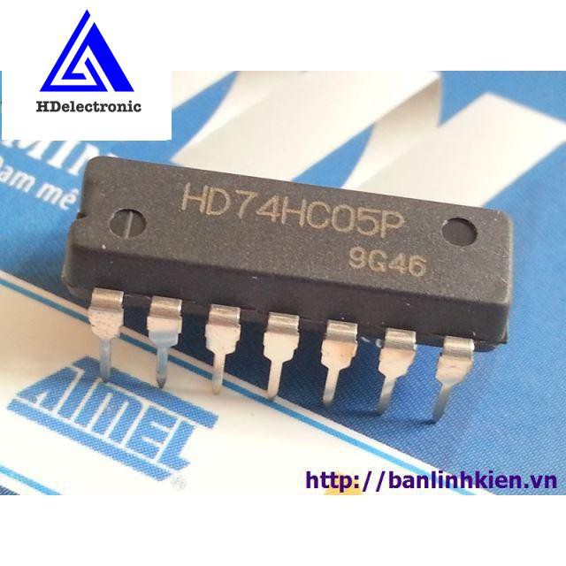 74HC05 DIP14 zin