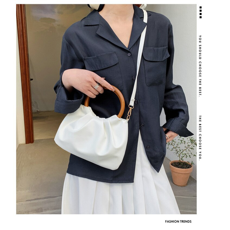 Túi Xách Da Pu JASMIN NOIR Cỡ Nhỏ Thiết Kế Đơn Giản Phong Cách Retro Cho Nữ