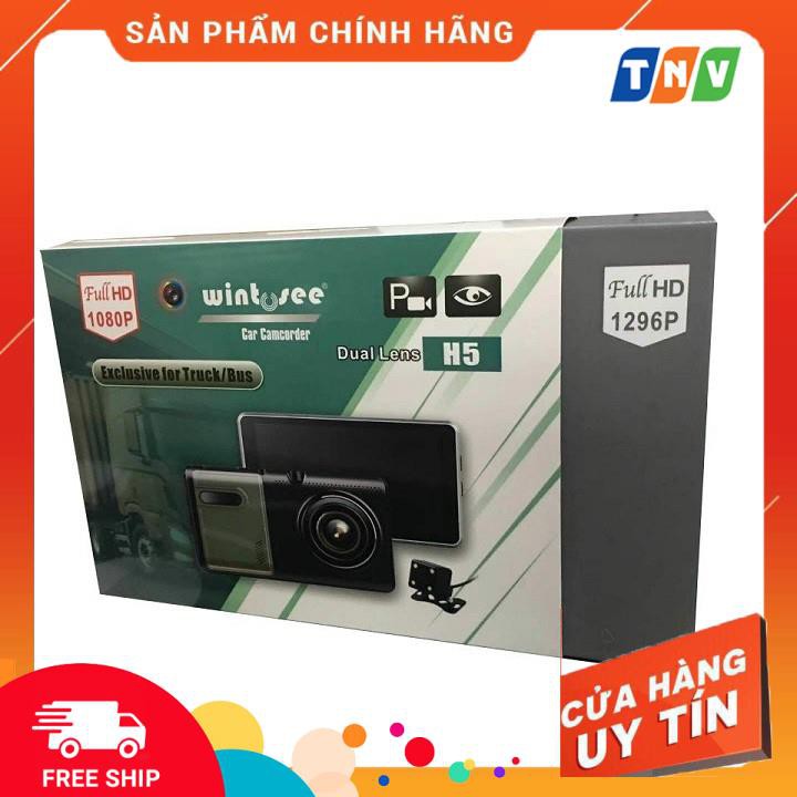 [GIÁ SỐC BAO TOÀN MIỀN BẮC ] Camera hành trình xe tải Wintosee H5 5inch Cảm ứng GPS ADAS - Dây cam sau 15 mét | BigBuy360 - bigbuy360.vn