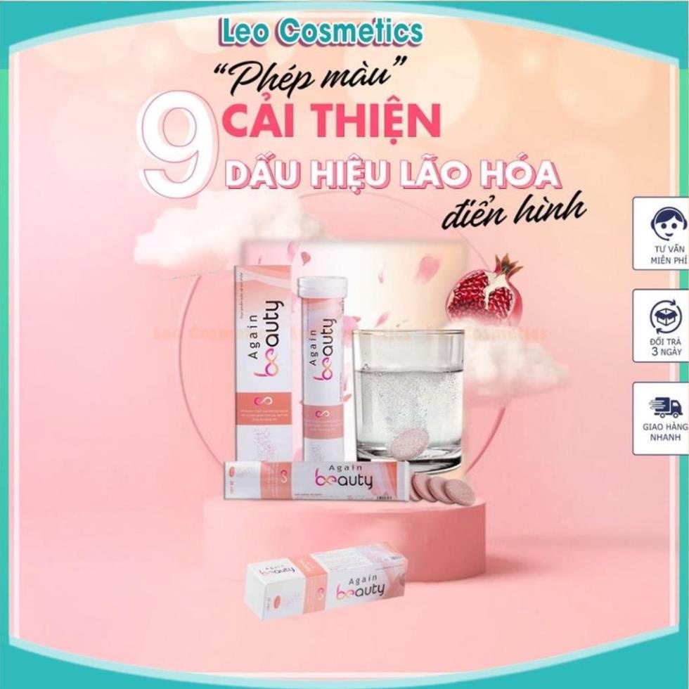 Viên sủi Again Beauty ngăn ngừa lão hóa Hỗ trợ làm trắng và trẻ hóa da - 𝐋𝐄𝐎_𝐂𝐎𝐒𝐌𝐄𝐓𝐈𝐂𝐒