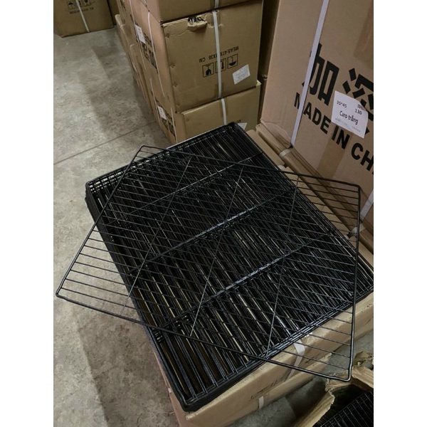 Lưới nan dày lắp ghép 35x35 và 35x45 (trắng và đen) (tặng chốt nối)