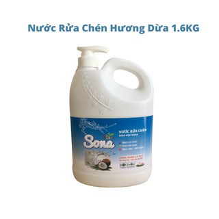 Nước rửa chén sona hương dừa 1,6kg