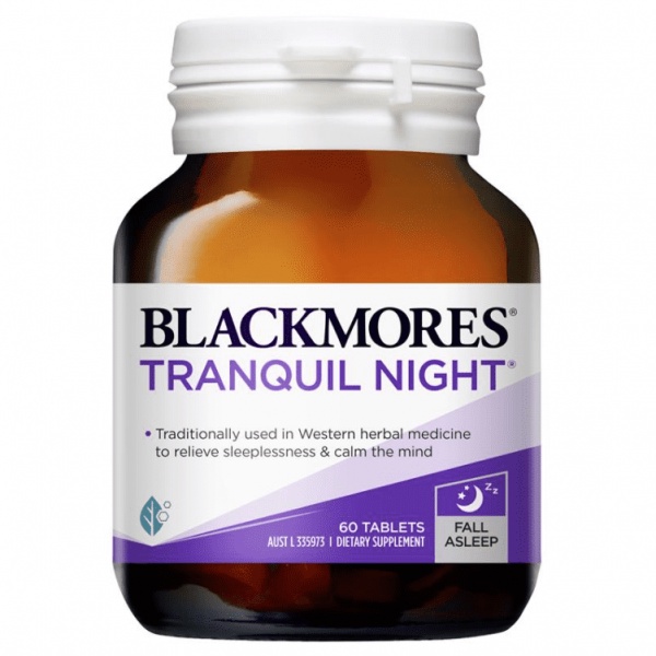 [Hàng chuẩn Úc] Viên uống giúp ngủ ngon Blackmores tranquil night 60 viên của Úc