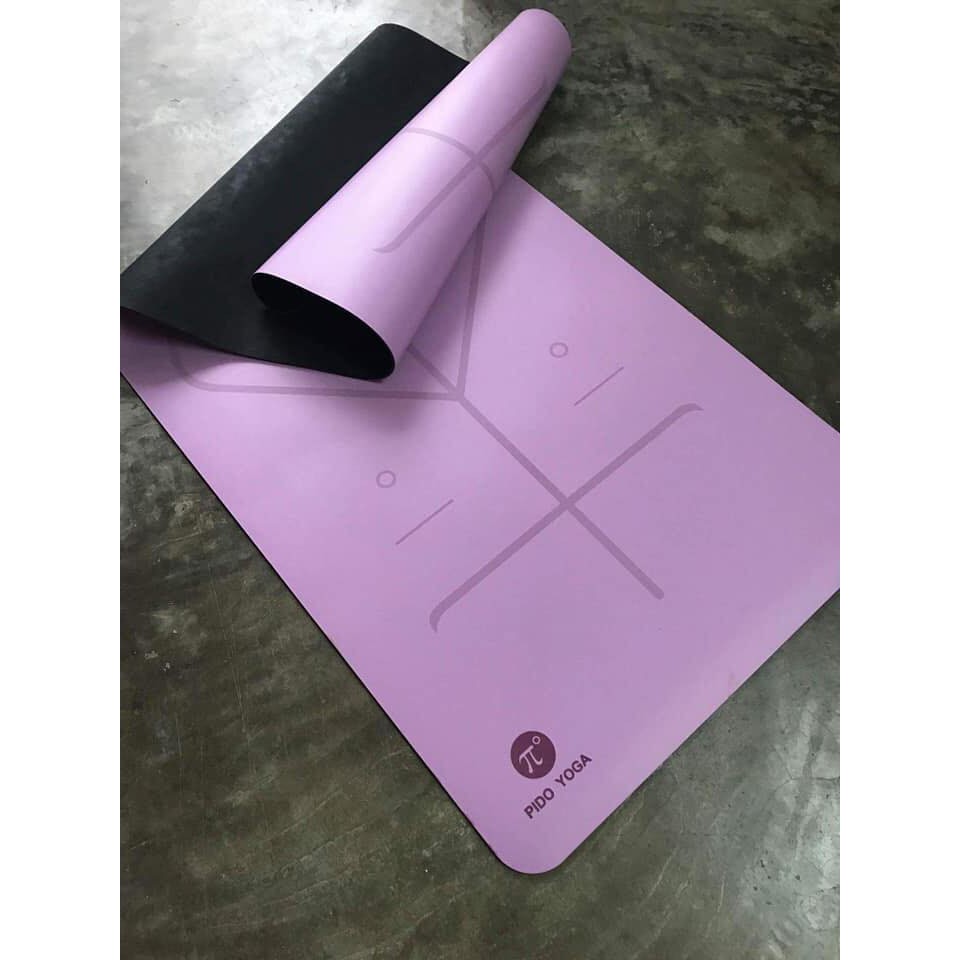 Thảm tập Yoga cao su PIDO định tuyến 5mm cao cấp