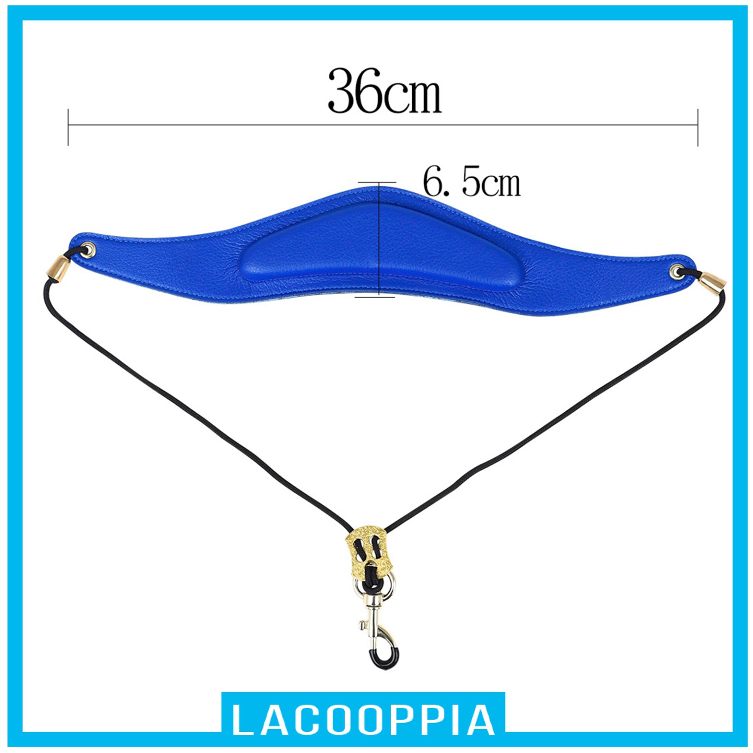 [LACOOPPIA] Saxophone Strap Alto Tenor Soprano Soft Padded Sax Neck Harness for Beginner