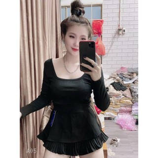 SET ÁO THUN CHÂN VÁY 2 TẦNG