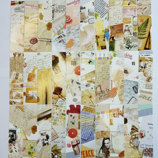 Bookmark họa tiết văn thư 30 tấm