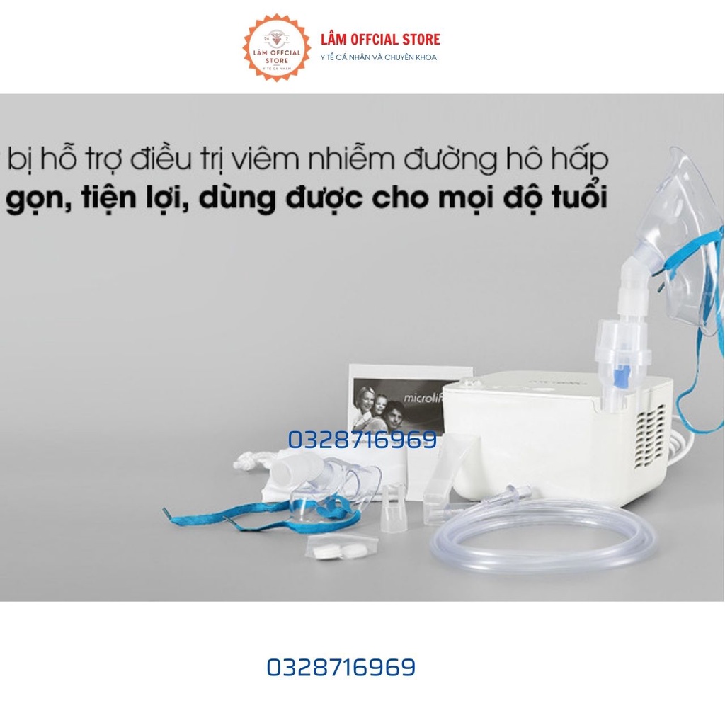 Bộ phụ kiện dành máy xông mũi họng, xong khí dung siêu âm MICROLIFE NEB200