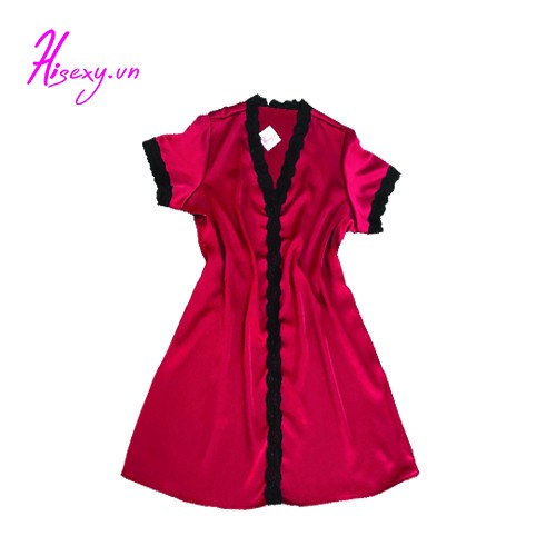HISEXY Đầm Ngủ Pyjama Mặc Nhà Lụa Satin Đủ Size Dưới 75Kg (Có Kèm Video Thật) | BigBuy360 - bigbuy360.vn
