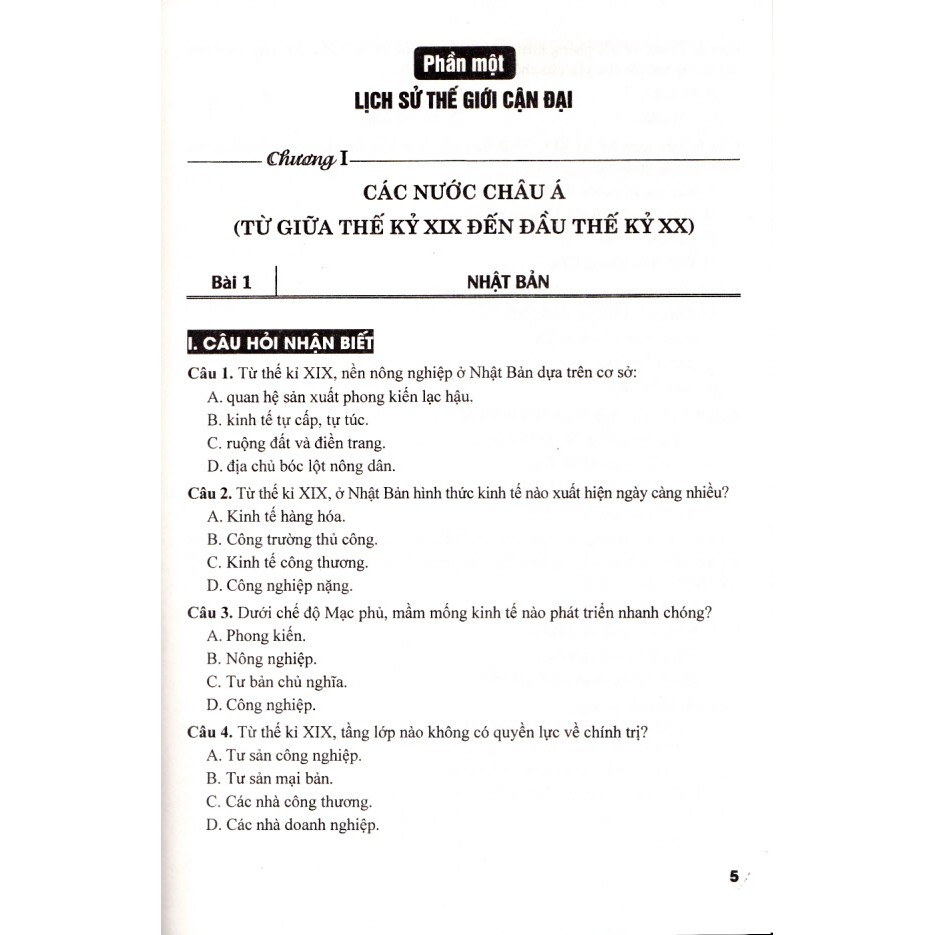 Sách - Câu hỏi trắc nghiệm Lịch sử 11 (Tái bản 1)