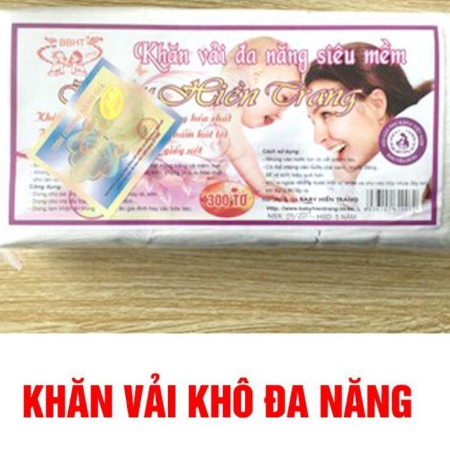 [Lẻ] khăn khô đa năng hiền trang 250g/gói